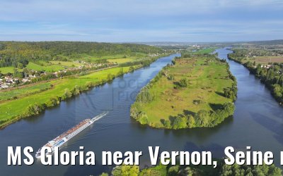 MS Gloria near Vernon, Seine river 19.09.2023