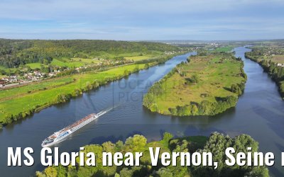 MS Gloria near Vernon, Seine river 19.09.2023