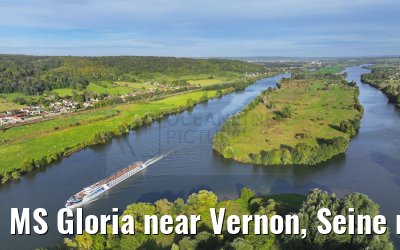 MS Gloria near Vernon, Seine river 19.09.2023