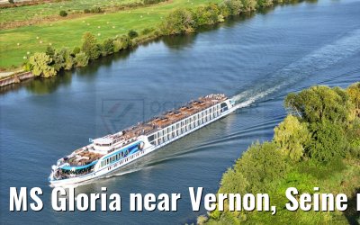 MS Gloria near Vernon, Seine river 19.09.2023