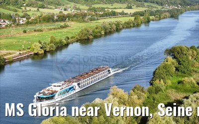 MS Gloria near Vernon, Seine river 19.09.2023