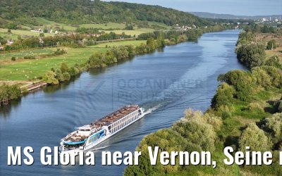 MS Gloria near Vernon, Seine river 19.09.2023