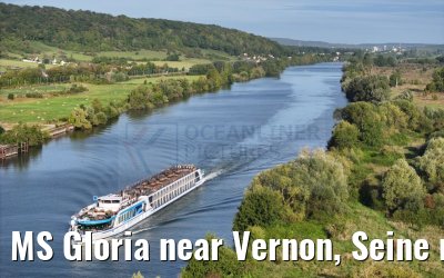 MS Gloria near Vernon, Seine river 19.09.2023