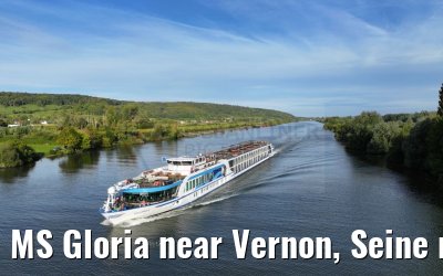 MS Gloria near Vernon, Seine river 19.09.2023
