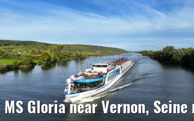 MS Gloria near Vernon, Seine river 19.09.2023