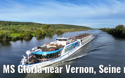 MS Gloria near Vernon, Seine river 19.09.2023