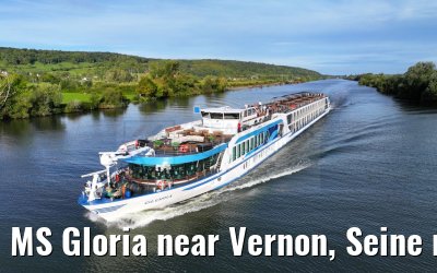 MS Gloria near Vernon, Seine river 19.09.2023