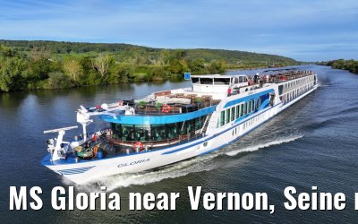 MS Gloria near Vernon, Seine river 19.09.2023