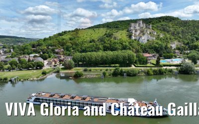 VIVA Gloria and Château Gaillard Les Andelys