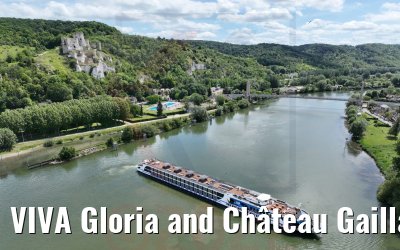 VIVA Gloria and Château Gaillard Les Andelys