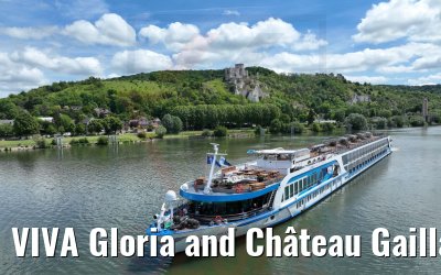 VIVA Gloria and Château Gaillard Les Andelys