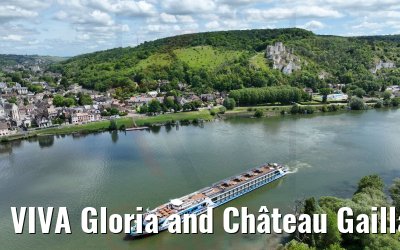 VIVA Gloria and Château Gaillard Les Andelys