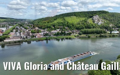 VIVA Gloria and Château Gaillard Les Andelys