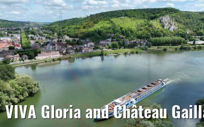 VIVA Gloria and Château Gaillard Les Andelys