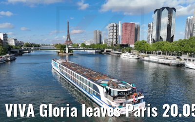 VIVA Gloria leaves Paris 20.05.2022