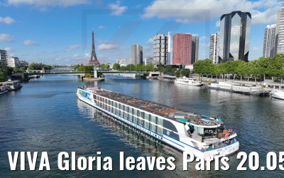 VIVA Gloria leaves Paris 20.05.2022