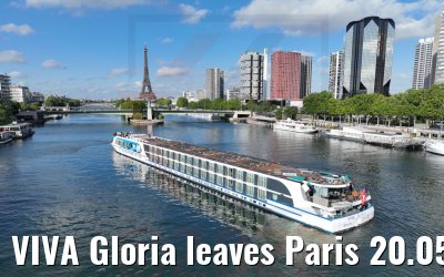VIVA Gloria leaves Paris 20.05.2022