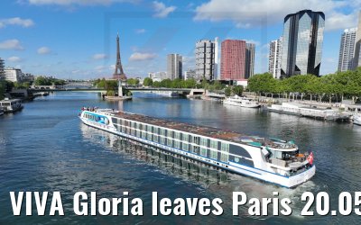 VIVA Gloria leaves Paris 20.05.2022