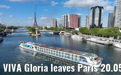VIVA Gloria leaves Paris 20.05.2022