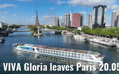 VIVA Gloria leaves Paris 20.05.2022