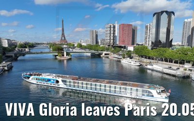 VIVA Gloria leaves Paris 20.05.2022