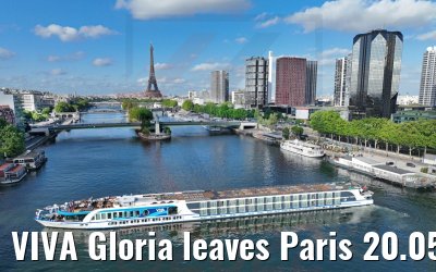 VIVA Gloria leaves Paris 20.05.2022