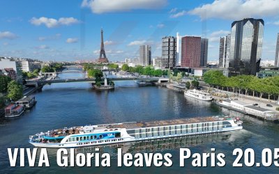 VIVA Gloria leaves Paris 20.05.2022