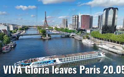 VIVA Gloria leaves Paris 20.05.2022