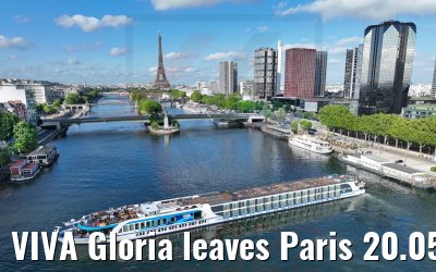 VIVA Gloria leaves Paris 20.05.2022