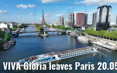 VIVA Gloria leaves Paris 20.05.2022