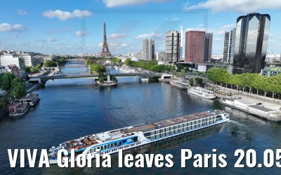 VIVA Gloria leaves Paris 20.05.2022