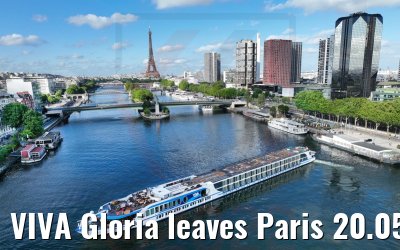 VIVA Gloria leaves Paris 20.05.2022