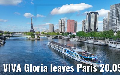 VIVA Gloria leaves Paris 20.05.2022