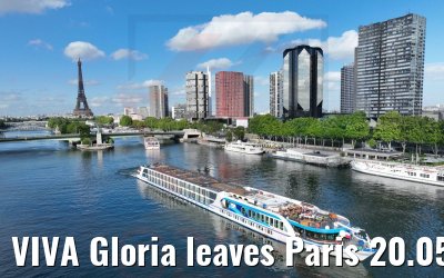 VIVA Gloria leaves Paris 20.05.2022