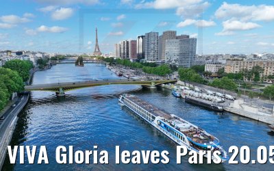 VIVA Gloria leaves Paris 20.05.2022