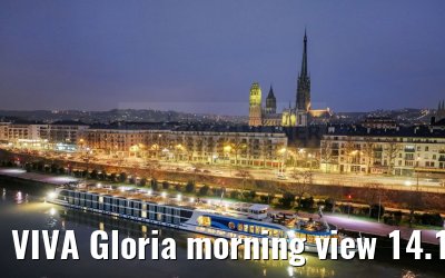VIVA Gloria morning view 14.12.2024 Rouen