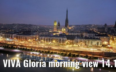 VIVA Gloria morning view 14.12.2024 Rouen
