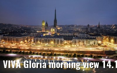 VIVA Gloria morning view 14.12.2024 Rouen