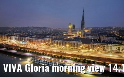 VIVA Gloria morning view 14.12.2024 Rouen
