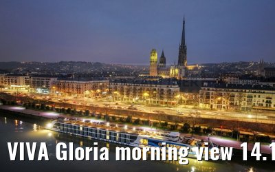 VIVA Gloria morning view 14.12.2024 Rouen