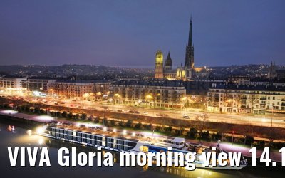 VIVA Gloria morning view 14.12.2024 Rouen