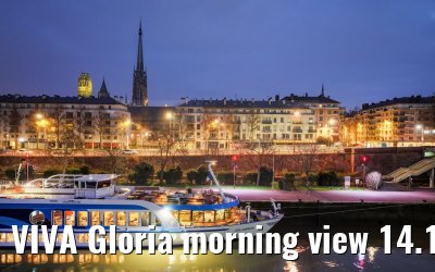 VIVA Gloria morning view 14.12.2024 Rouen