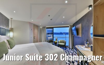 Junior Suite 302 Champagner und Früchte VIVA One