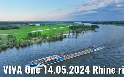 VIVA One 14.05.2024 Rhine river