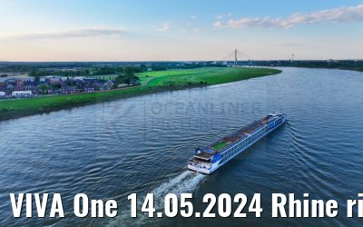 VIVA One 14.05.2024 Rhine river