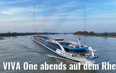 VIVA One abends auf dem Rhein 28.03.2022
