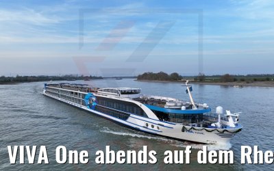 VIVA One abends auf dem Rhein 28.03.2022
