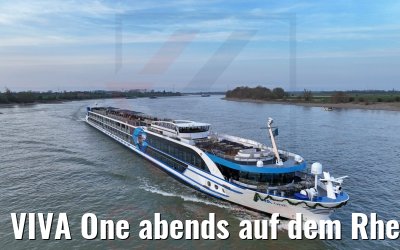 VIVA One abends auf dem Rhein 28.03.2022