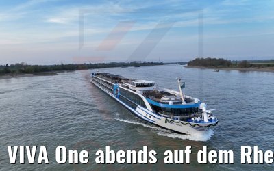 VIVA One abends auf dem Rhein 28.03.2022