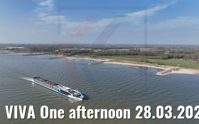 VIVA One afternoon 28.03.2022 rhine river